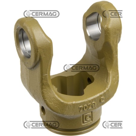 Forcella per tubo interno con foro GS Categoria 6 Profilo York 53.4x4 mm 31973 Eurocardan | NewgardenAgri.com