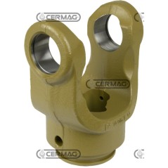 Forcella per tubo interno con foro GS Categoria 12 Profilo York 66.7x8 mm 31937 Eurocardan | NewgardenAgri.com
