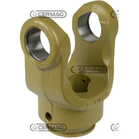 Forcella per tubo interno con foro GS Categoria 12 Profilo York 66.7x8 mm 31937 Eurocardan | NewgardenAgri.com