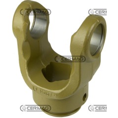 Forcella per tubo interno con foro GS Categoria 14 Profilo York 66.7x8 mm 31939 Eurocardan | NewgardenAgri.com