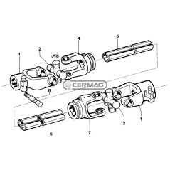 Außenrohrgabel Kategorie WII Zitronenprofil 2a - 48x57,5 mm 30543
