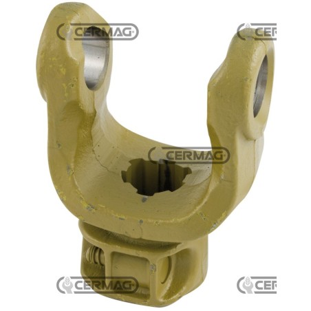 Forcella con pulsante Categoria 1 Profilo 21 UNI 221 - (21x25x5 - Z.6) 30161 Eurocardan | NewgardenAgri.com