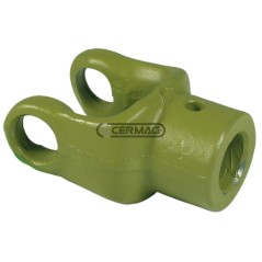 Forcella con foro passante per spina Categoria 2 Ø Profilo 30 mm 31077 Eurocardan | NewgardenAgri.com