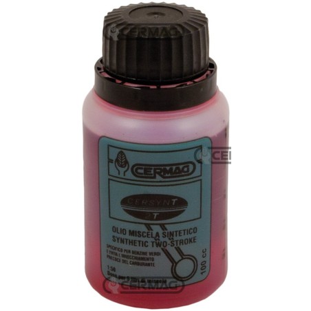 2-stroke engine oil - Fully synthetic. 100 ml bottle. 20244 CERMAG | NewgardenAgri.com