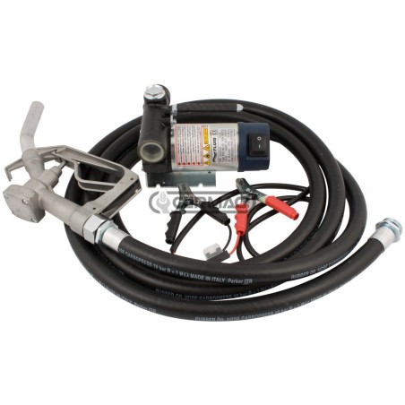 BOMBA DE TRANSFERENCIA DIÉSEL AUTOASPIRANTE CON FUNCIONAMIENTO A BATERÍA - 12 V 20166 | NewgardenAgri.com