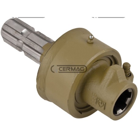 Prolunga a pulsante con ruota libera Profilo 1"3/8 - Z.6 Rotazione Destra 30781 Eurocardan | NewgardenAgri.com