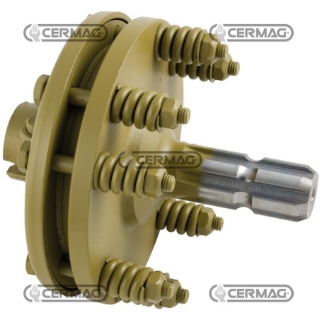 Frizione a dischi multipli con albero PDF Torsione massima 900 Nm - 7.95 lbin 30710 Eurocardan | NewgardenAgri.com