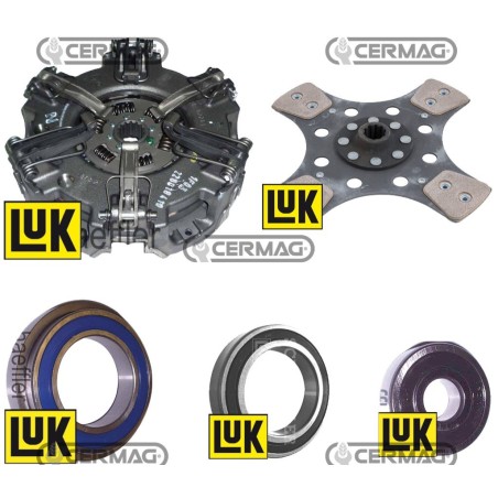 Kit frizione Diametro 280 mm - 11 " 16036 LUK | NewgardenAgri.com