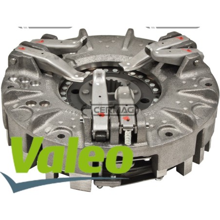 6-Hebel-Doppelscheibenmechanismus, Durchmesser 280 mm - 11 Zoll, 15916 VALEO | NewgardenAgri.com