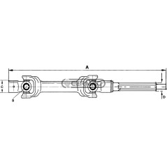 Junta completa para PASQUALI Longitud 380 mm Cruce 22x52 mm 31445 | NewgardenAgri.com