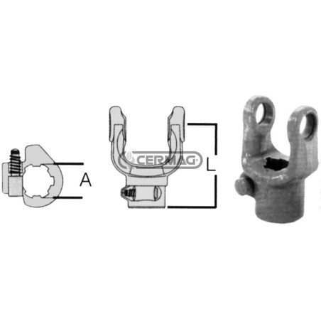 18x47 31456 PUSH BUTTON ATTACHMENT FORKS | NewgardenAgri.com
