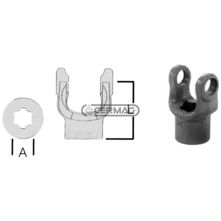 18x47 Keilwellen-Anbaugabeln 31450 | NewgardenAgri.com