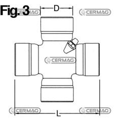 Crociera tipo agricolo industriale Misura 27x74.5 mm 30437 MadeinItaly | NewgardenAgri.com