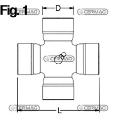 Crociera tipo agricolo industriale Misura 32x86 mm 31510 MadeinItaly | NewgardenAgri.com