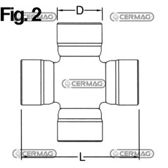 Crociera tipo agricolo industriale Misura 30.2x82 mm 31716 MadeinItaly | NewgardenAgri.com