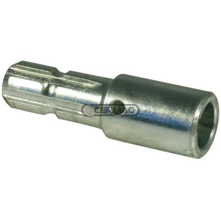 Reducción de 1" 3/8" con orificio cilíndrico de 20 mm de diámetro - Con chavetero 30483 | NewgardenAgri.com