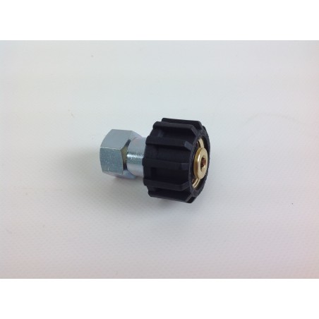 Conector para hidrolimpiadora con manguito G 3/8 F entrada M 22 x 1,5 F conexión | NewgardenAgri.com