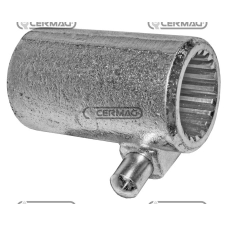 Bussola scanalata con pulsante Profilo 1"3/4-Z.20 30946 | NewgardenAgri.com