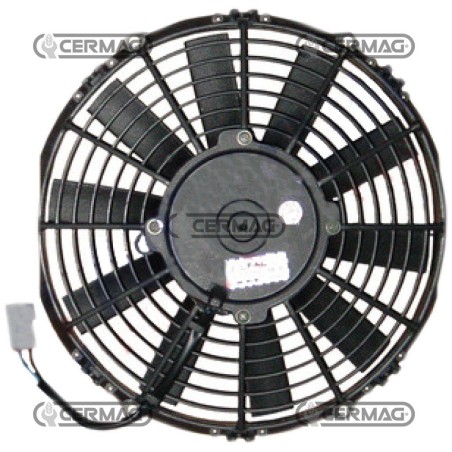 Ventilateur électrique - ASPIRATION Tension 12 V Diamètre 225 mm 63447 | NewgardenAgri.com