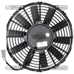 Ventilateur électrique - PRESSION Tension 12 V Diamètre 225 mm 63448 | NewgardenAgri.com