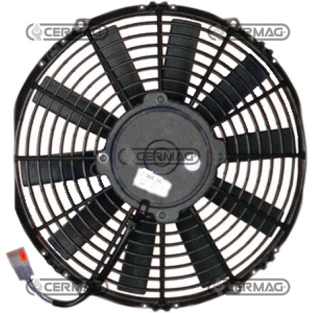 Ventilateur électrique - ASPIRATION Tension 12 V Diamètre 280 mm 63449 | NewgardenAgri.com