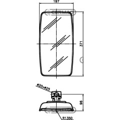 Ersatzbecher 63579 Hergestellt in Italien