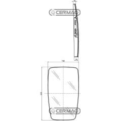Coppa con vetro intero SX-DX autosbrinante 63661