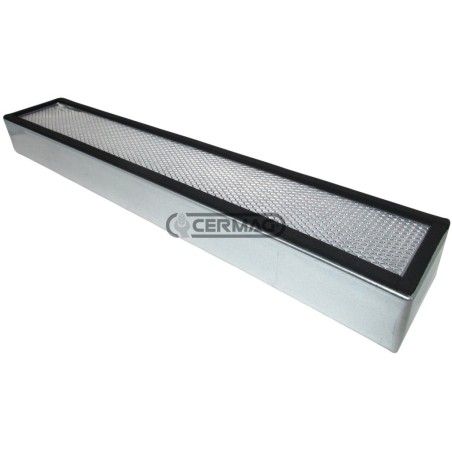 Aktivkohlefilter für die Pflanzenschutzbehandlung. Abmessungen: 590 x 100 x 61 mm. Artikelnummer: 12572. Hergestellt in Itali...