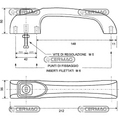 Anatomischer Griff mit Schlüssel 63090