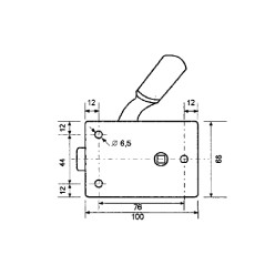 Right-side universal lock for agricultural tractor door | NewgardenAgri.com