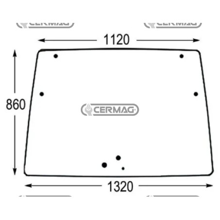 Frontscheibe DEUTZ 04418946C | NewgardenAgri.com